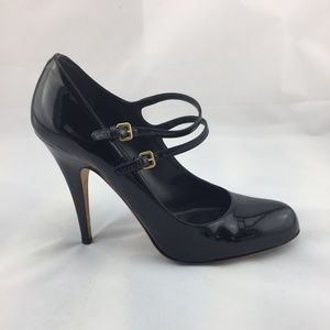Miu Miu black patent mary jane pumps